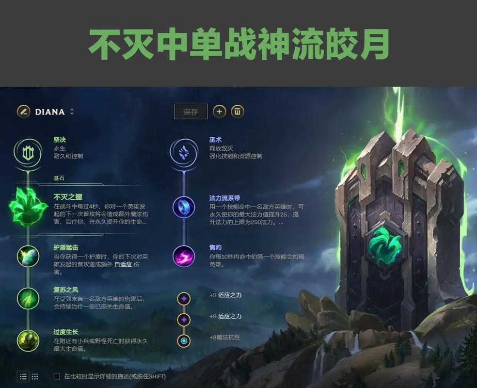 英雄联盟戴安娜、英雄联盟戴安娜技能介绍-第1张图片-南方游戏